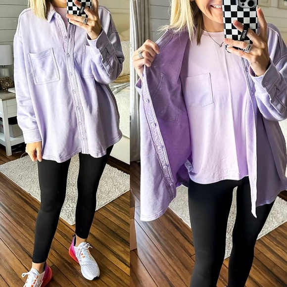 Aerie Lumberjane Fleece Shirt - Picture 3 of 6